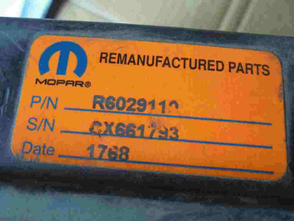 Modulo di controllo propulsore Jeep Cherokee XJ 2.5 Mopar R6029110 CX661793