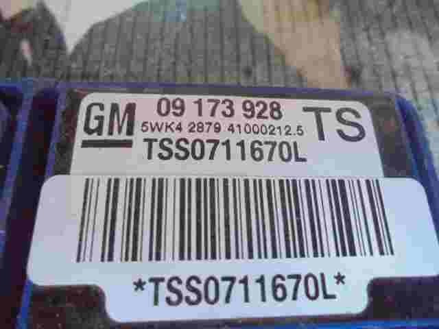 Sensor de impacto de airbag Opel 09173928TS 09 173 928 TS 09173928 TS 5WK42879