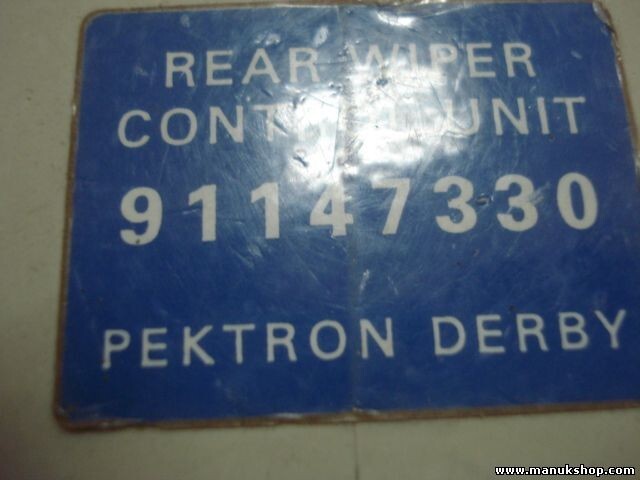 Motor del limpiaparabrisas Controller Opel Frontera 91 147 330 91147330