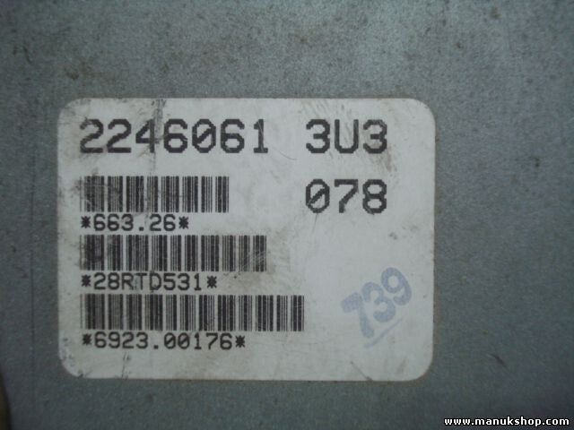 Centralita del motor BMW E36 318 TDS 2245541 22460613U3 BOSCH 0281001243