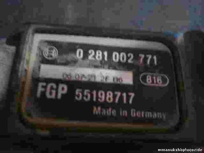 Boost sensor de presión Alfa Romeo 159 Opel Vectra Astra 55198717 FGP 0281002771