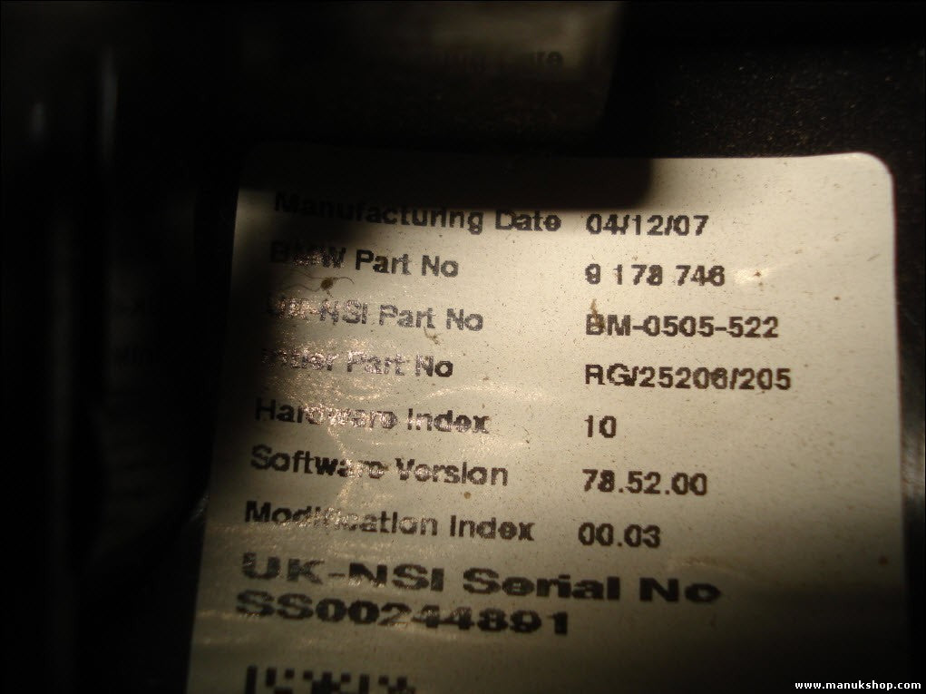 Cuadro de instrumentos Mini Cooper S 9178746 9 178 746