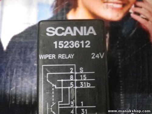 Relé Scheibenwischer Scania 4 1523612