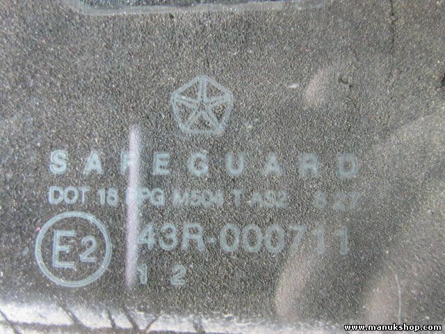 Cristal puerta delantera derecha JEEP Cherokee 43R000711 DOT18PPGM504TAS2827 