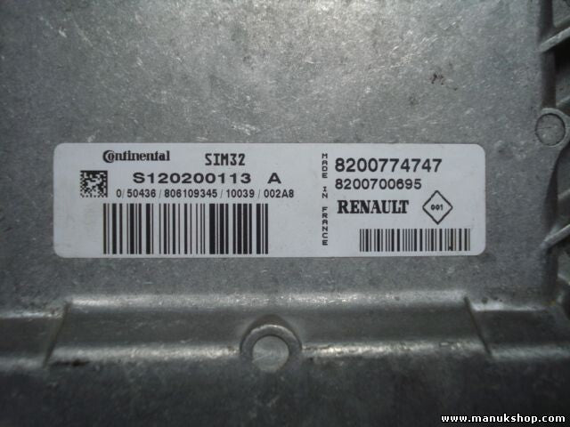 Centralita Renault Twingo 1,2 SIM32 S120200113A 8200774747 8200700695
