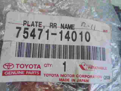 Emblema  Toyota Supra 7547114010  75471-14010