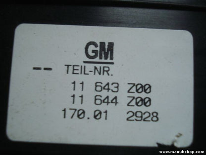 Conmutador de Niebla luces Opel 11643Z00 11 644 Z00 11644Z00 170.01 2928