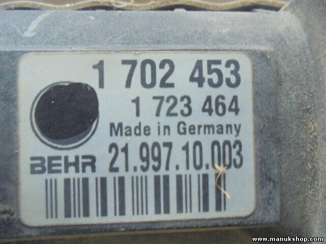 Radiador de agua BMW BEHR 2199710003 1702453 1723464 2171510003 376712374