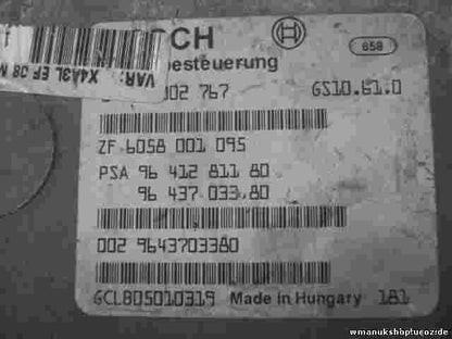 Módulo de control transmisión Citroen C5 9641281180  9643703380 0260002767