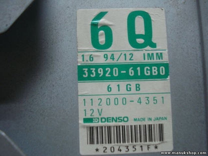 Centralita del motor Suzuki 12V 94/12 IMM 61GB 1120004351 3392061GB0 33920-61GB0