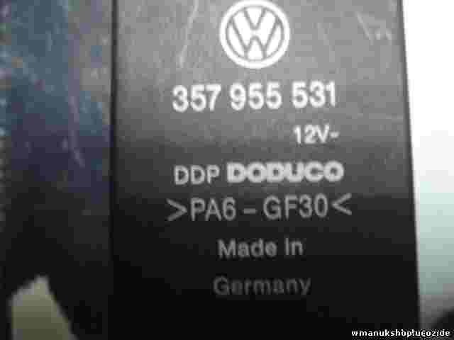Relé del limpiaparabrisas VW Golf 3 Vento Passat 35i Polo T4 Nr.99 357955531