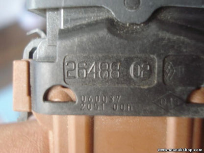 Interruptor Luneta Trasera Desempañador Renault 2648802 26488 02 060037 205100H