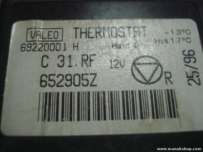 Controlador de termostato Peugeot 406 VALEO 69220001H 69220001 H 652905Z