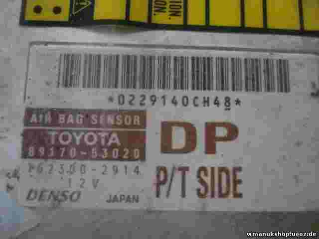 Sensor de impacto de airbag  Lexus IS200 Toyota 8917053020 1523002914