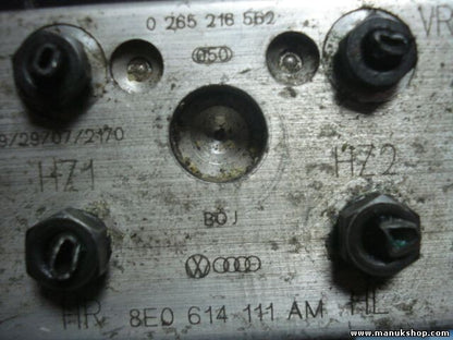 Unidad hidráulica del ABS Audi A4 VW  Passat 8E0614111AM 0265216562 0273004282