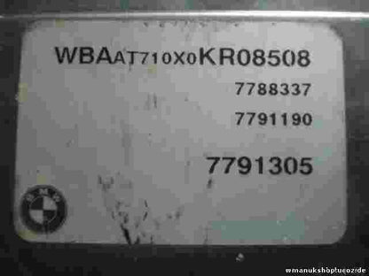 Centralita  BMW E46 7791190 DDE 7791305 7788337 1039S01010 BOSCH 0281010565
