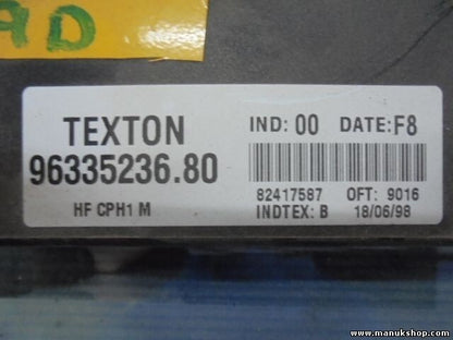 Controlador cierre centralizado Citroen Xsara 1.9 TEXTON 9633523680 INDTEX B