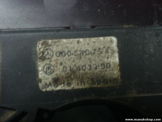 Interruptor de la columna de dirección Mercedes-Benz 0005407545 000 540 75 45