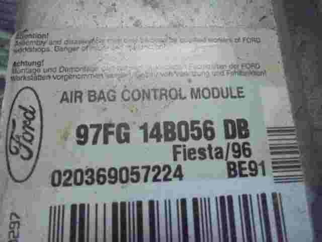 Sensor de impacto de airbag Ford Fiesta MK7 96 BE91 97FG14B056DB 97FG 14B056 DB