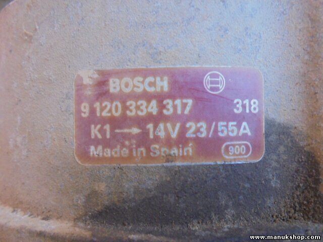 Aforador Suzuki Vitara 1.6 8v 9120334317 9 120 334 317 K1 14V 23/55A 0290800