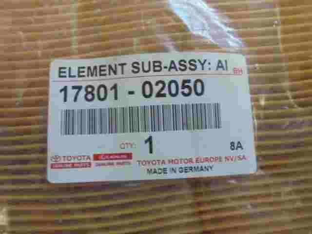 Filtro aria Toyota Avensis I Carina 1780102050 17801-02050