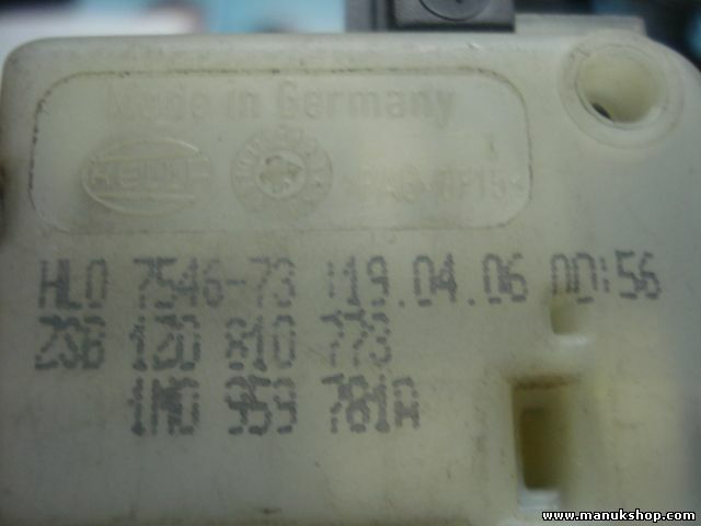 Serratura attuatore chiusura centralizzata portellone posteriore Leon Skoda 1...