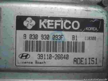 Centralita  Hyundai Accent KEFICO  3911026640 ADE1I51 9030930093F B1 118308