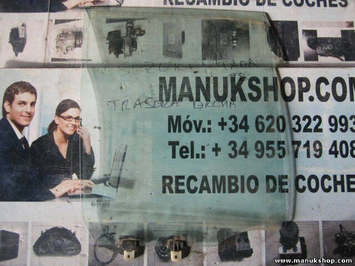 Cristal de la puerta trasero derecho Suzuki Vitara 1988 43R000479 DOT211M89AS2 