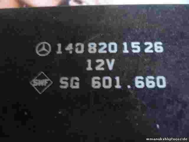 Unità di controllo riscaldamento sedile Mercedes 1408201526 SG 601.660