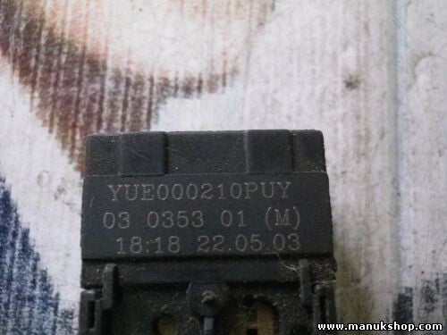 Interruptor del limpiaparabrisas trasero Land Rover YUE000210PUY 03035301