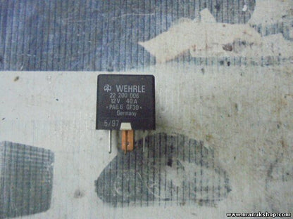 Relé WEHRLE 22200006 22 200 006 12V 40A PA66GF30 PA6 6 GF30