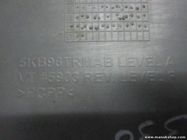 Consola central trasero Jeep Grand Cherokee WK 05-07 5KB96TRMAB