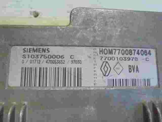 Transmisión controlador Renault HOM770087064 770087064 7700103978C S103750006C