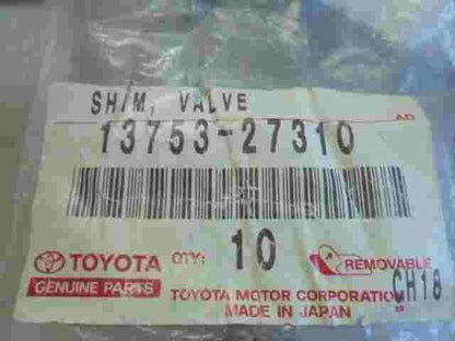 Valvola Shim Toyota Lexus Corolla Avensis 1375327310 13753-27310