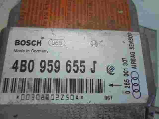 Sensore di impatto airbag Audi A6 S6 C5 4B 4B0959655J BOSCH 0285001307 (867)