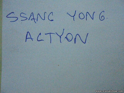 Muelles SsangYong Actyon