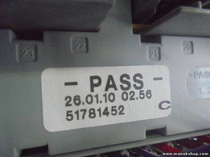 Caja de fusibles Fiat Fiorino Panda 1.2 2005 51781452