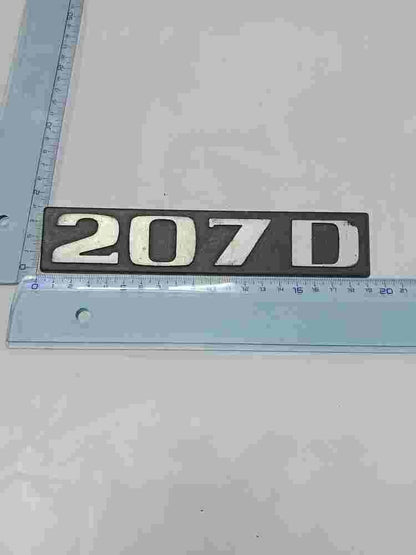 Emblema Mercedes-Benz 207D 207 D 19,3 cm. 6018171115