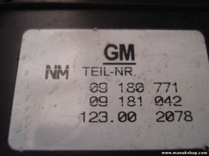 Interruttore nebbia luci Opel Astra G Zafira GM quasi nuovo 09180771 09181042