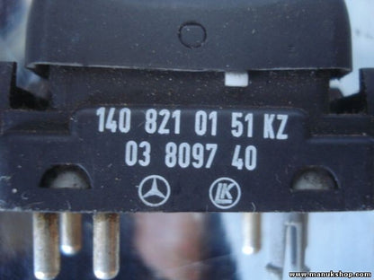 mando botonera elevalunas Mercedes-Benz W140 1408210151KZ 1408210151 KZ