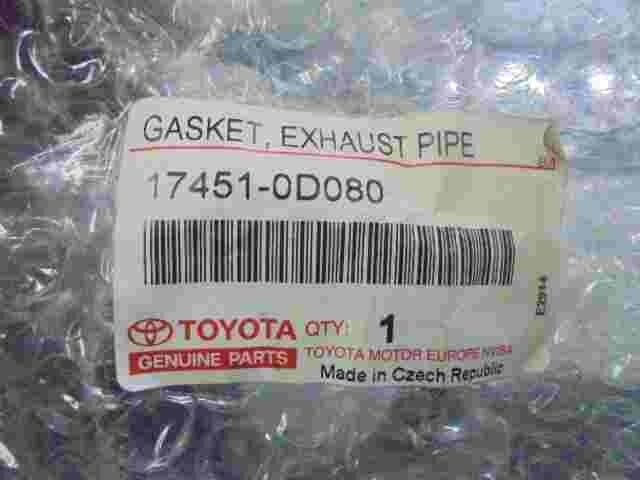 Tubo di scarico guarnizione Suzuki Liana Toyota Lexus 174510D080 17451-0D080
