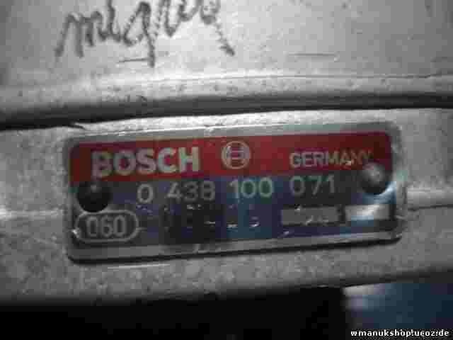 Distribuidor Mercedes-Benz W123 W201 0438100071 BOSCH 0 438 100 071