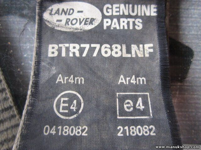 Cinturón de seguridad trasero derecho Land Rover Discovery 2 300 TDI BTR7768LNF
