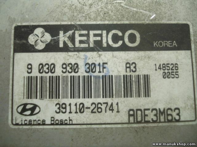 Centralita  Hyundai Accent ADE3M63 9030930301F KEFICO BOSCH 3911026741