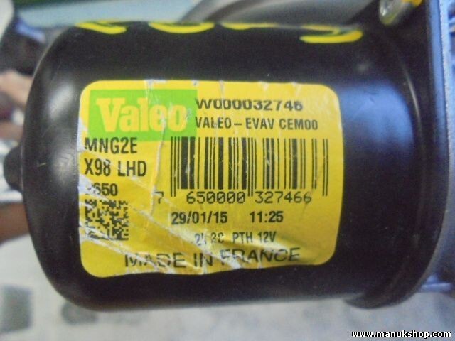 Motor del limpiaparabrisas varillaje Renault Clio W000013409 288004542R