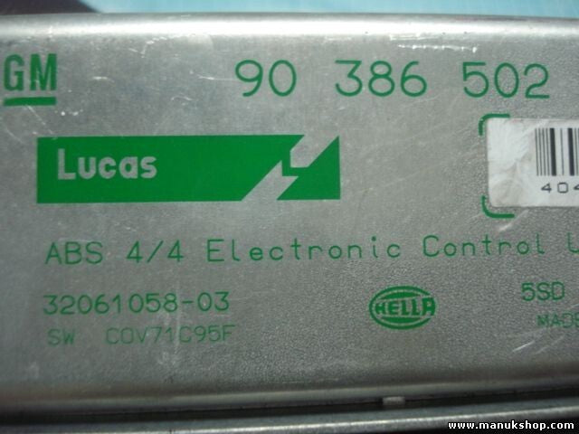 Centralita Opel Tigra Corsa B GM 90386502 90 386 502 LUCAS HELLA 5SD00686800