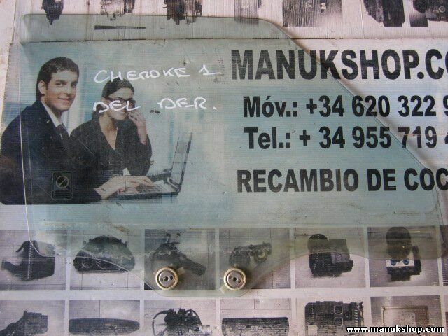 Vetro porta anteriore destra JEEP Cherokee 43R000711 DOT18PPGM504TAS2827