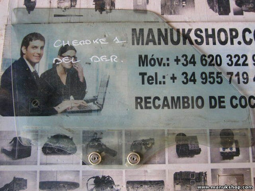 Vetro porta anteriore destra JEEP Cherokee 43R000711 DOT18PPGM504TAS2827