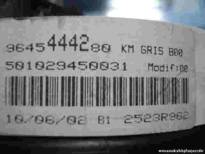 Cuadro de instrumentos Citroen Berlingo MF Peugeot Partner 5F 1.9 D 9645444280