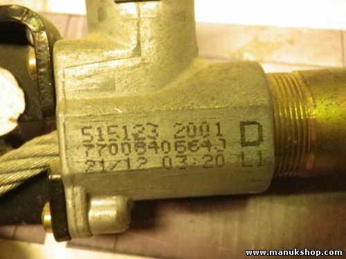 Cierre cinturon de seguridad delantero derecho Renault Scenic RX4 7700840664J